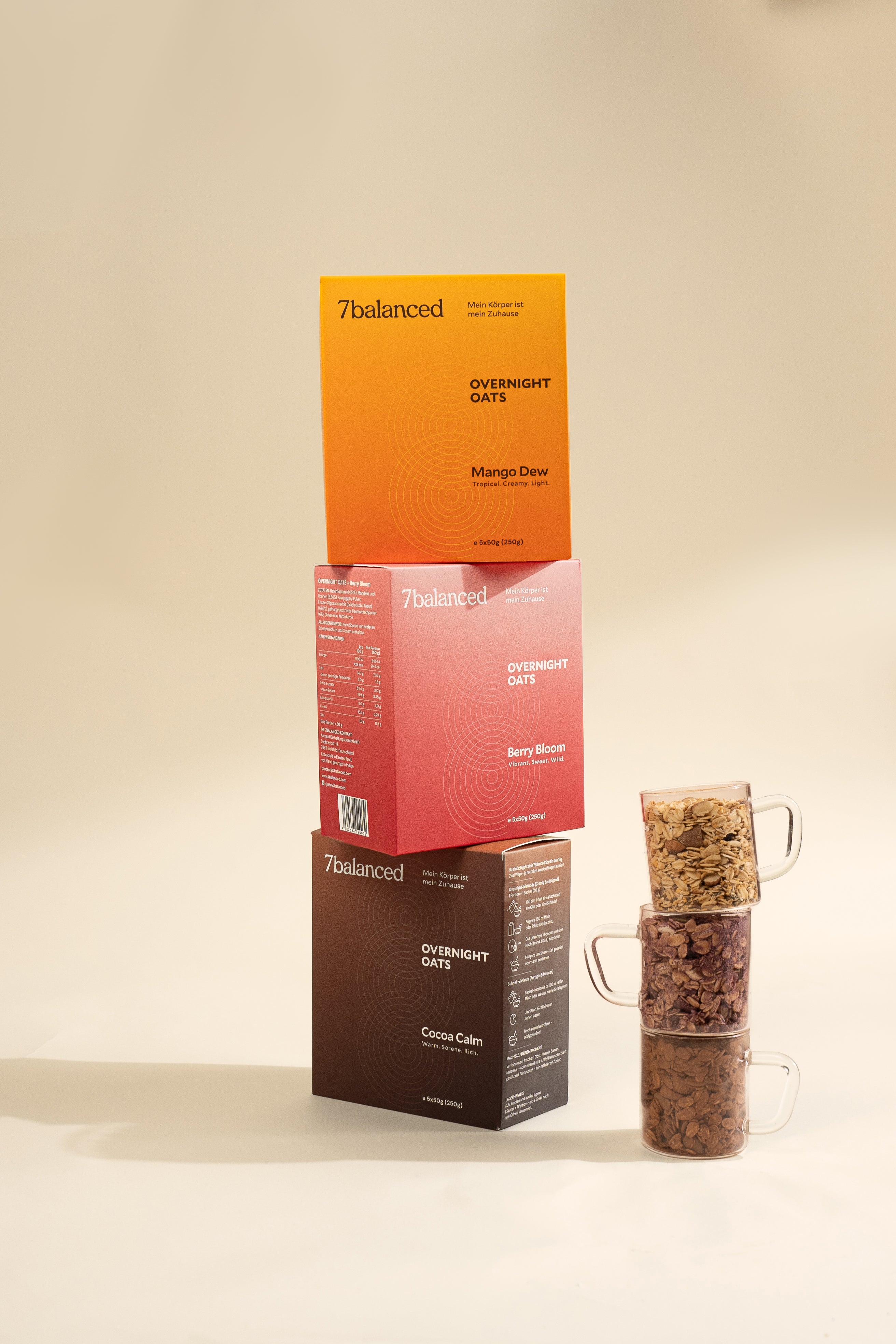 Overnight Oats Bundle | Zero-Prep Breakfast | 3 Flavors | Save ₹180 | 7balanced